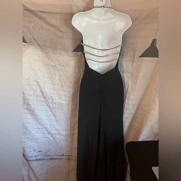 🖤Morgan & Co Drape Front Gown Women’s/Juniors Size 0🖤 - Picture 11 of 12